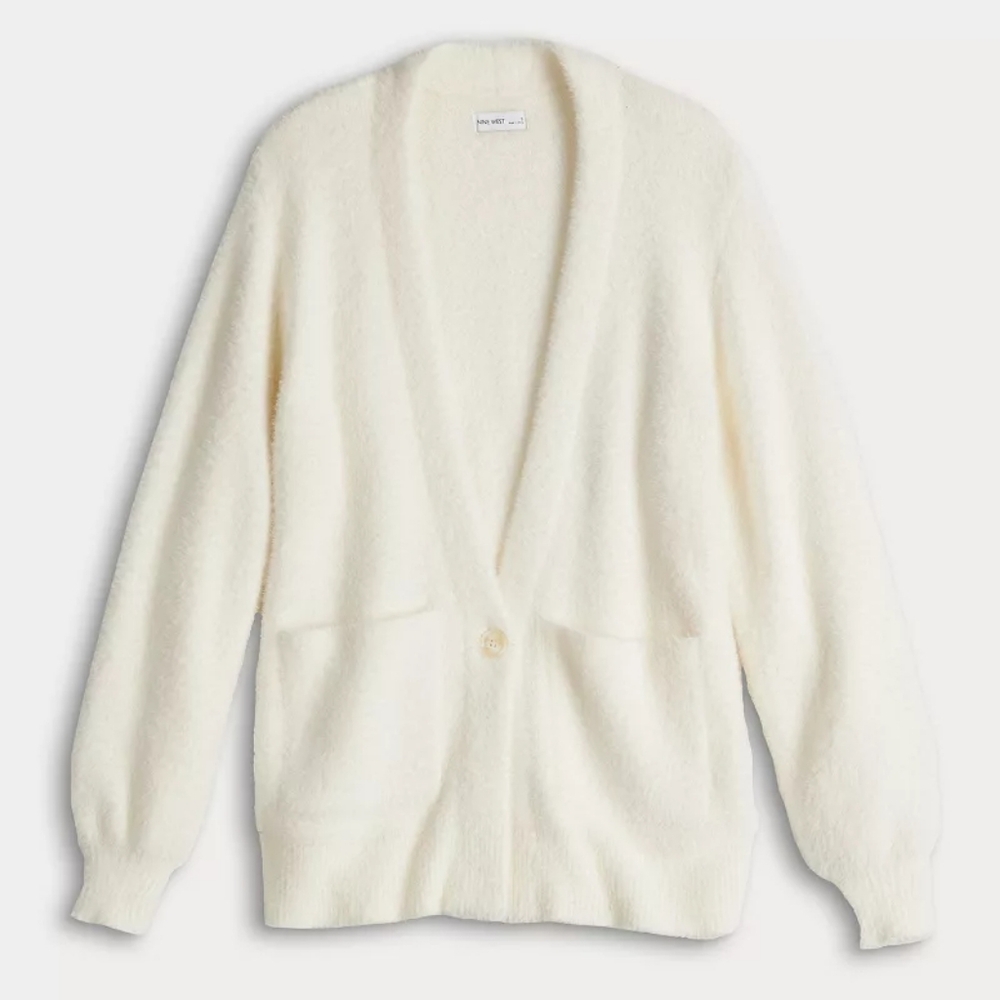 Nine West Button Front Cardigan